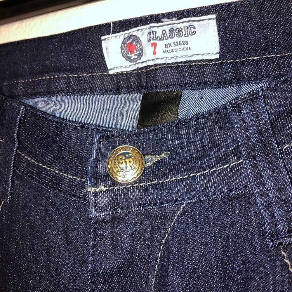 SP skinny slim streched low rise sequin jean - Picture 4 of 8
